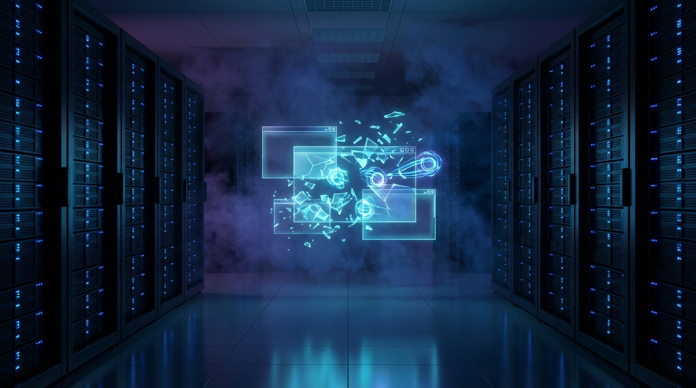 Visual illustration for AI Agents and the Death of Software Interfaces | X01