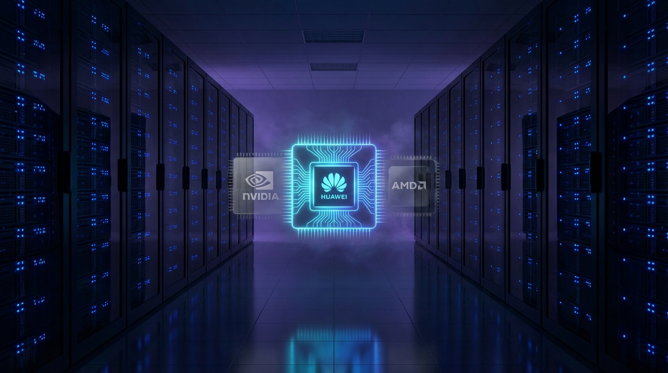 Illustration for DeepSeek V4 Freezes Out Nvidia and AMD: What the Huawei Head Start Signals for the AI Chip Race | X01