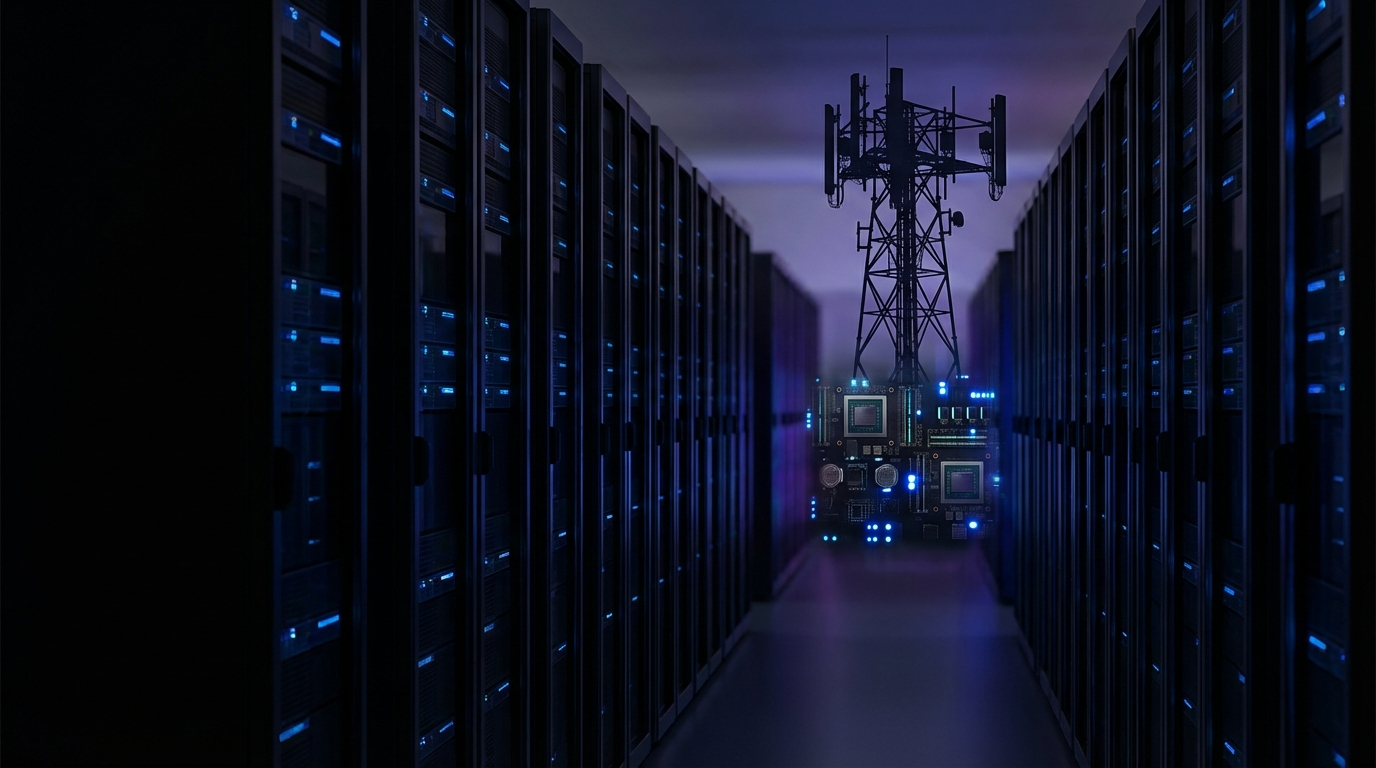 Visual illustration for Nvidia's Plan to Make Every Cell Tower an AI Supercomputer