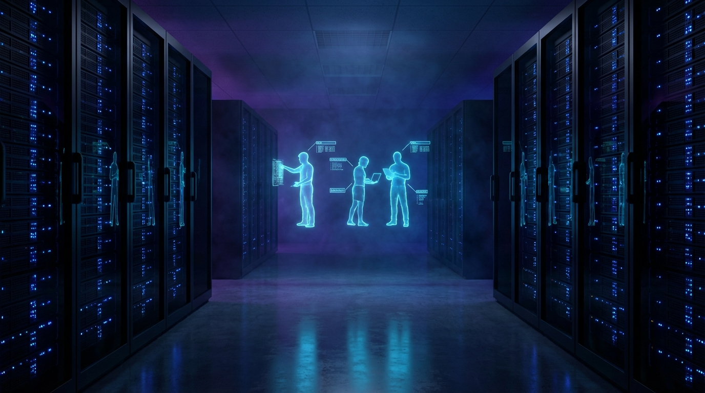 Visual illustration for Shadow Workforce: The Hidden Labor Behind AI Training | X01